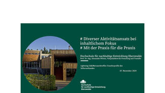 Präsentation der HNE Eberswalde