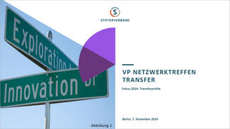 Präsentation des Stifterverbandes