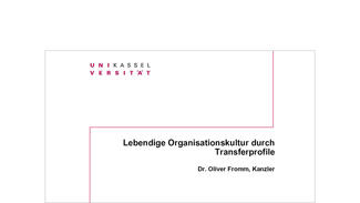 Präsentation der Universität Kassel